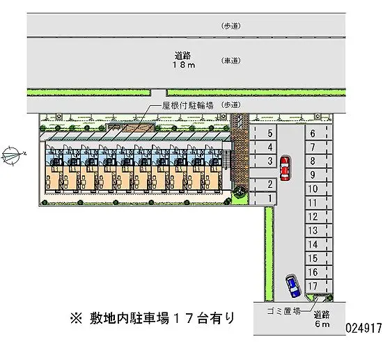 ★手数料０円★龍ケ崎市小柴　月極駐車場（LP）